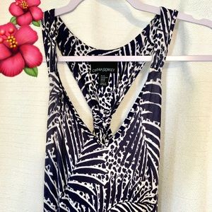 Cynthia Rowley Palm Leaf Halter Maxi